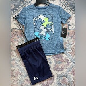 Under Armour boys size 6 matching set brand new with tag